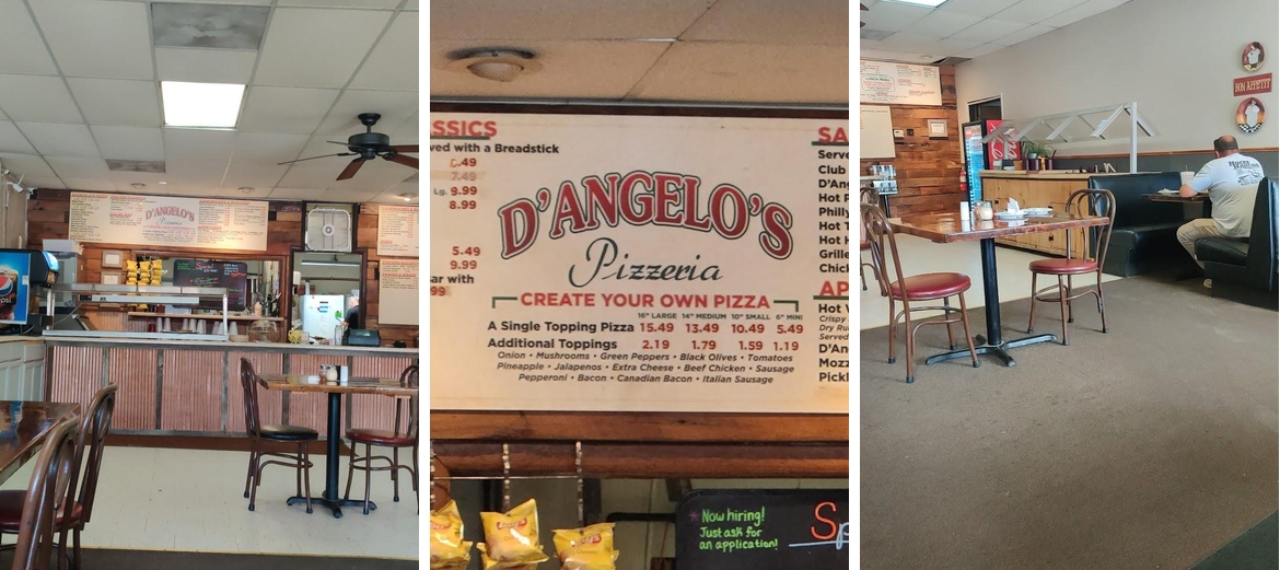 D'Angelo's Pizzeria Menu
