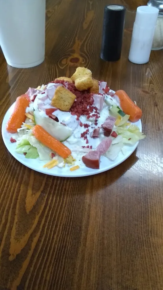 Side Salad Waiting on Chicken Fried Steak